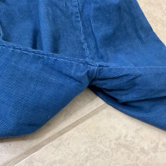 Vintage Kids corduroy / Sherpa upper lined overalls raccoon panel 4T snag - Picture 10 of 11